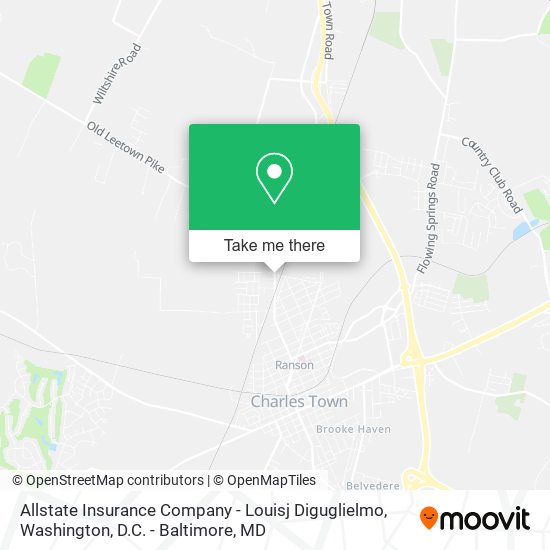 Allstate Insurance Company - Louisj Diguglielmo map