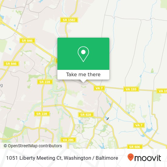 1051 Liberty Meeting Ct, Herndon, VA 20170 map