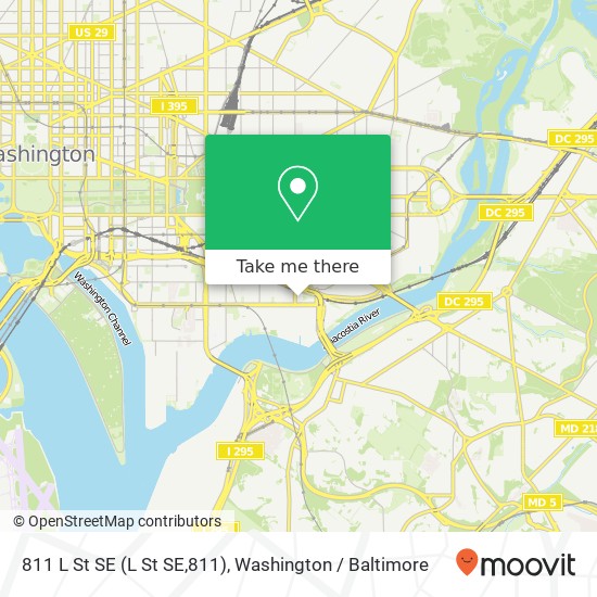 811 L St SE (L St SE,811), Washington, DC 20003 map