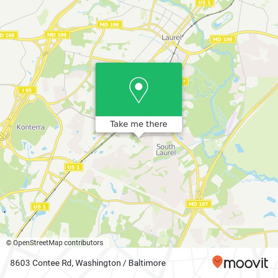 8603 Contee Rd, Laurel, MD 20708 map