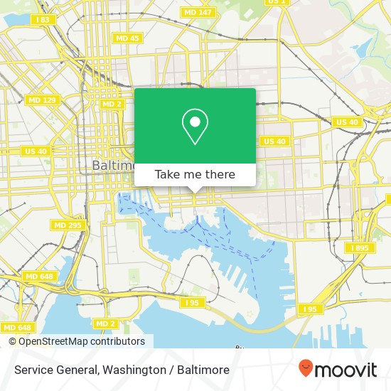 Service General, 501 S Broadway map