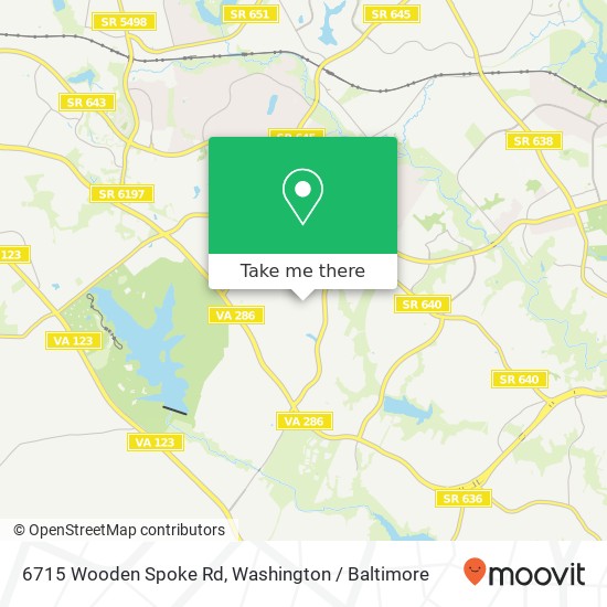 6715 Wooden Spoke Rd, Burke, VA 22015 map