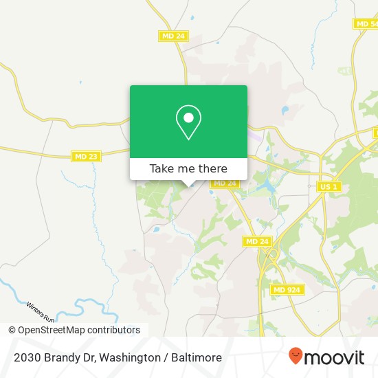 2030 Brandy Dr, Forest Hill, MD 21050 map