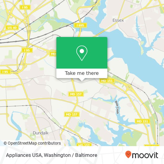 Mapa de Appliances USA, 310 German Hill Rd