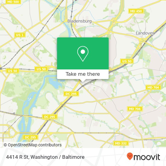 4414 R St, Capitol Heights, MD 20743 map