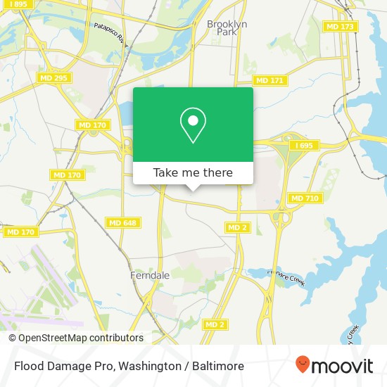 Flood Damage Pro, 6423 Centennial Cir map