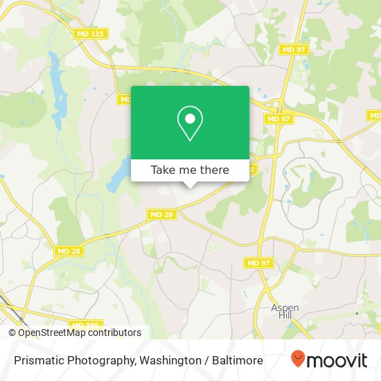 Mapa de Prismatic Photography, Westbury Rd