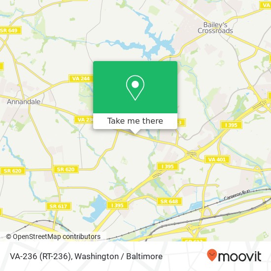 Mapa de VA-236 (RT-236), Alexandria, VA 22312