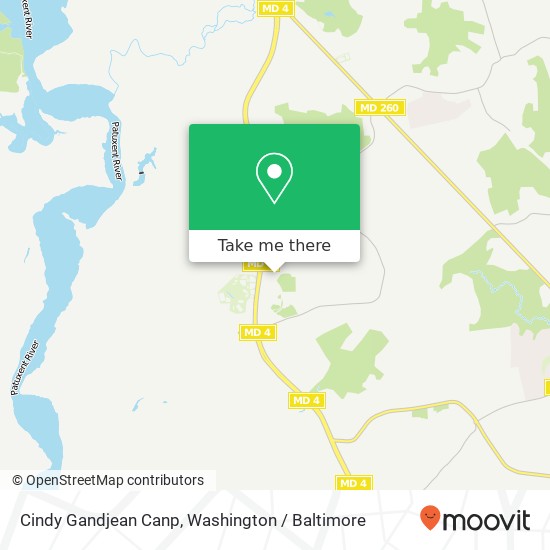 Mapa de Cindy Gandjean Canp, 10845 Town Center Blvd