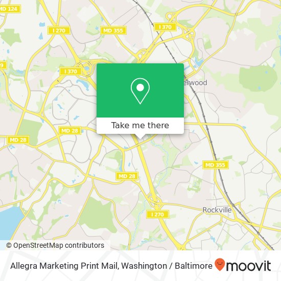 Mapa de Allegra Marketing Print Mail, 1300 Piccard Dr