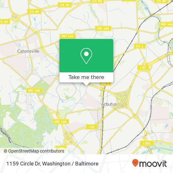1159 Circle Dr, Halethorpe, MD 21227 map