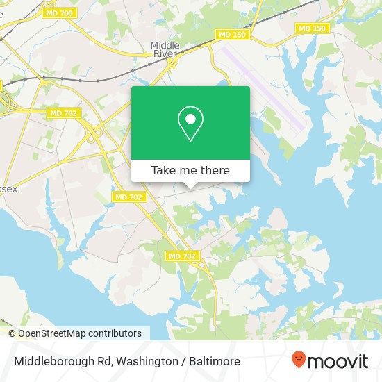 Middleborough Rd, Essex, MD 21221 map