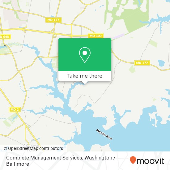 Complete Management Services, 600 Dover Rd map