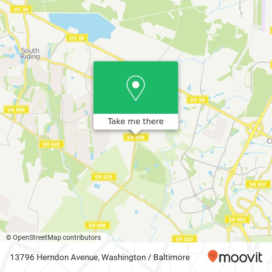 Mapa de 13796 Herndon Avenue, 13796 Herndon Ave, Chantilly, VA 20151, USA