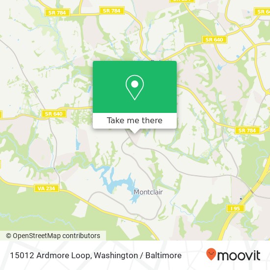 15012 Ardmore Loop, Woodbridge, VA 22193 map