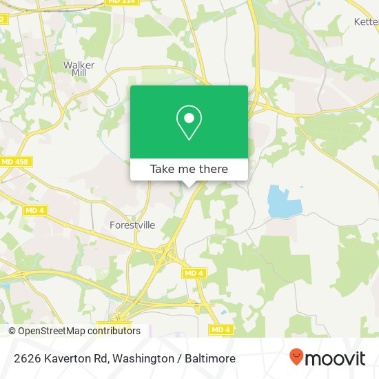 2626 Kaverton Rd, District Heights, MD 20747 map