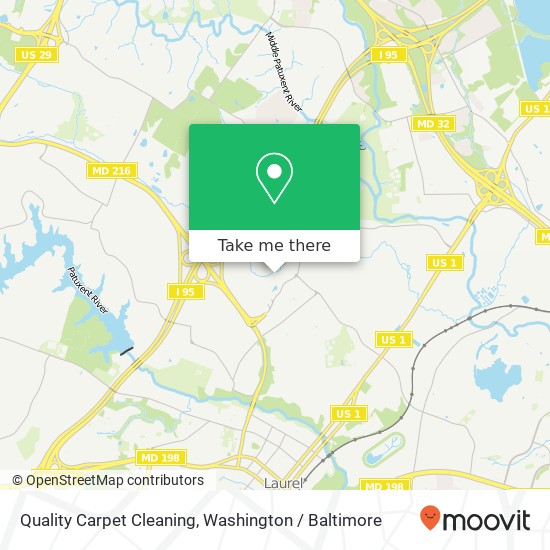 Mapa de Quality Carpet Cleaning, 9717 Promise Ct