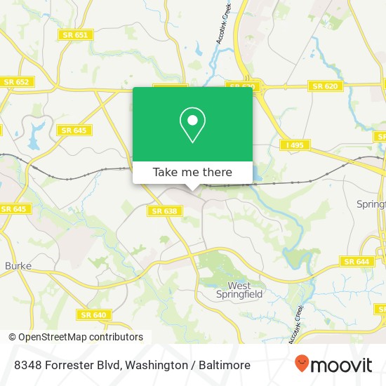 8348 Forrester Blvd, Springfield, VA 22152 map