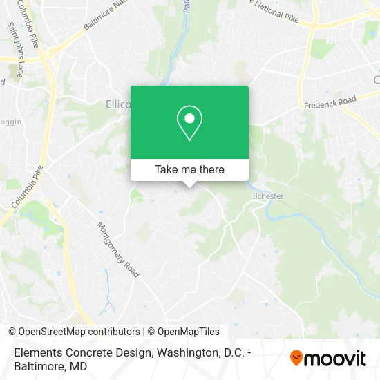 Elements Concrete Design, 8058 High Castle Rd map