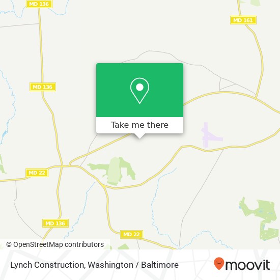 Lynch Construction map