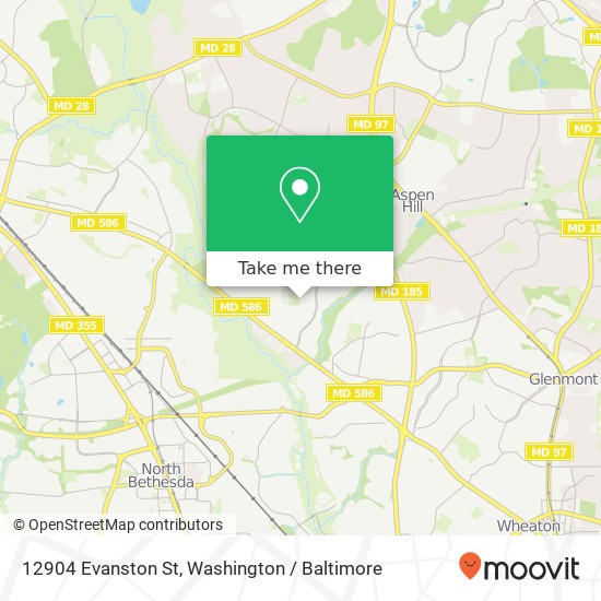 12904 Evanston St, Rockville, MD 20853 map