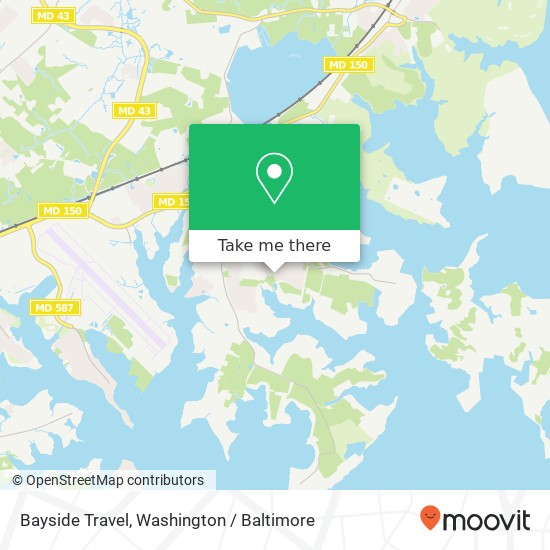 Mapa de Bayside Travel