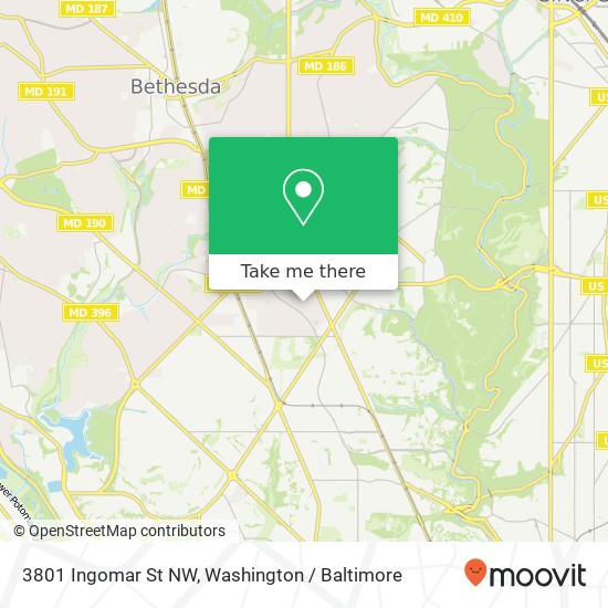 3801 Ingomar St NW, Washington, DC 20015 map