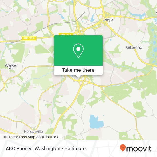 Mapa de ABC Phones, 9141 Alaking Ct