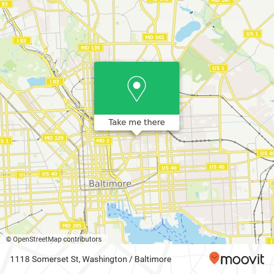 1118 Somerset St, Baltimore, MD 21202 map