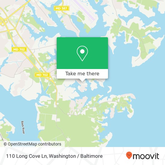 110 Long Cove Ln, Essex, MD 21221 map