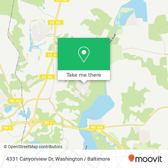 4331 Canyonview Dr, Upper Marlboro, MD 20772 map