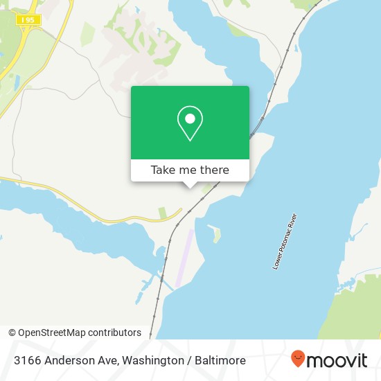 3166 Anderson Ave, Quantico, VA 22134 map