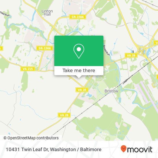 10431 Twin Leaf Dr, Bristow, VA 20136 map