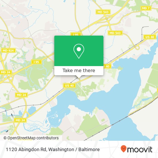 1120 Abingdon Rd, Abingdon, MD 21009 map