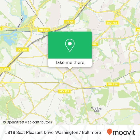 5818 Seat Pleasant Drive, 5818 Seat Pleasant Dr, Seat Pleasant, MD 20743, USA map