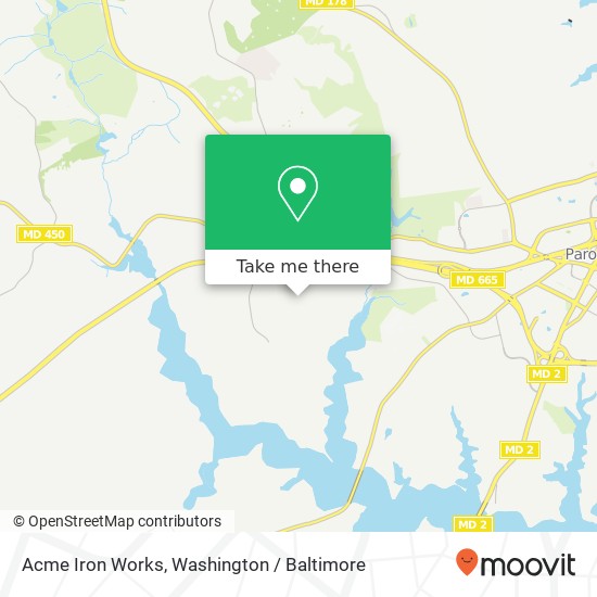 Acme Iron Works, 855 Scenic Hills Way map