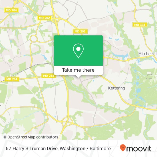 Mapa de 67 Harry S Truman Drive, 67 Harry S Truman Dr, Largo, MD 20774, USA