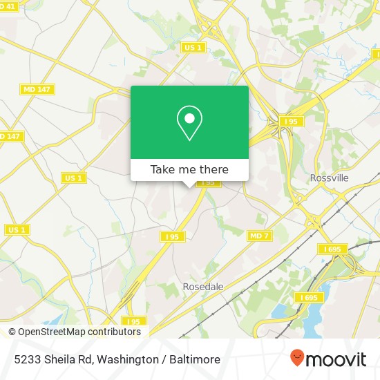 5233 Sheila Rd, Baltimore, MD 21206 map
