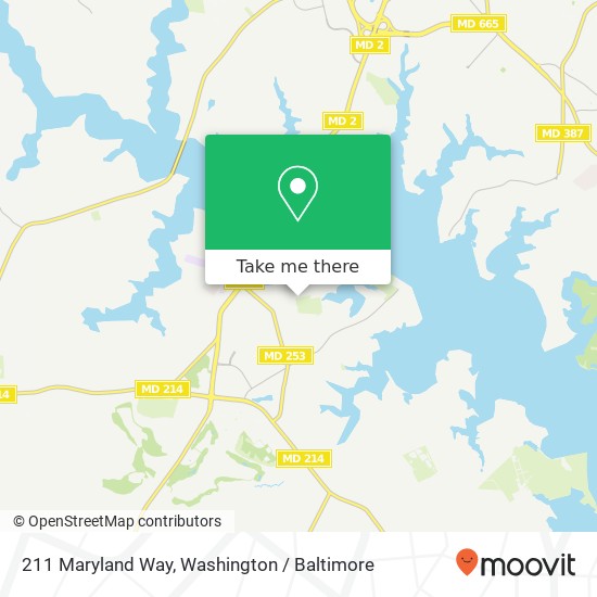 211 Maryland Way, Edgewater, MD 21037 map