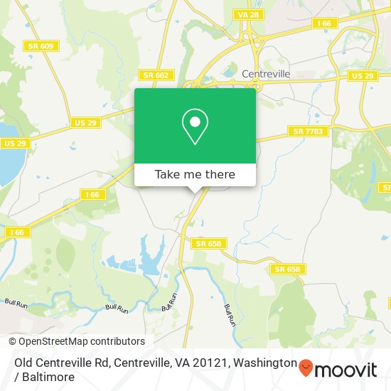 Old Centreville Rd, Centreville, VA 20121 map