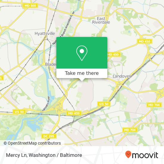 Mercy Ln, Hyattsville, MD 20785 map