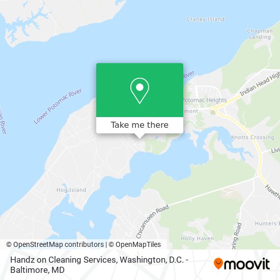 Handz on Cleaning Services map