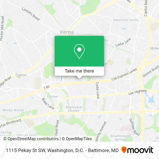 1115 Pekay St SW map