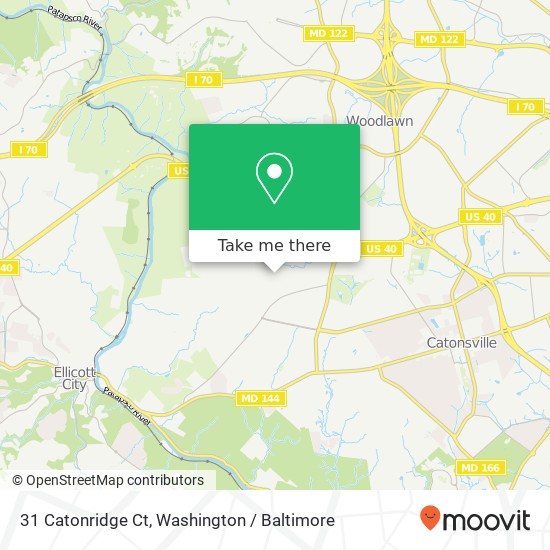 31 Catonridge Ct, Catonsville, MD 21228 map