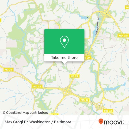 Mapa de Max Grogl Dr, 10354 Buglenote Way