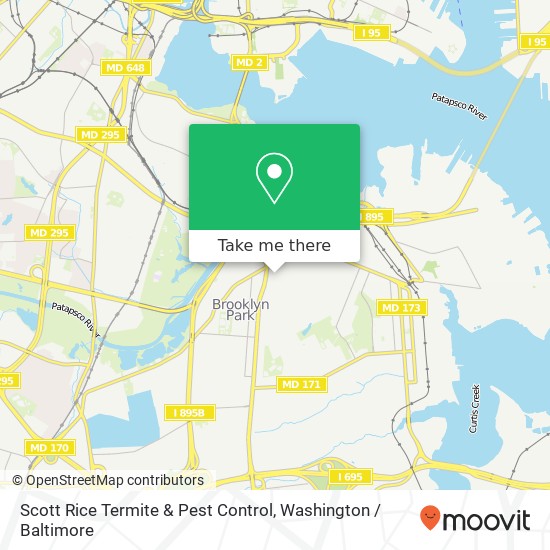 Scott Rice Termite & Pest Control, 206 Frankle St map