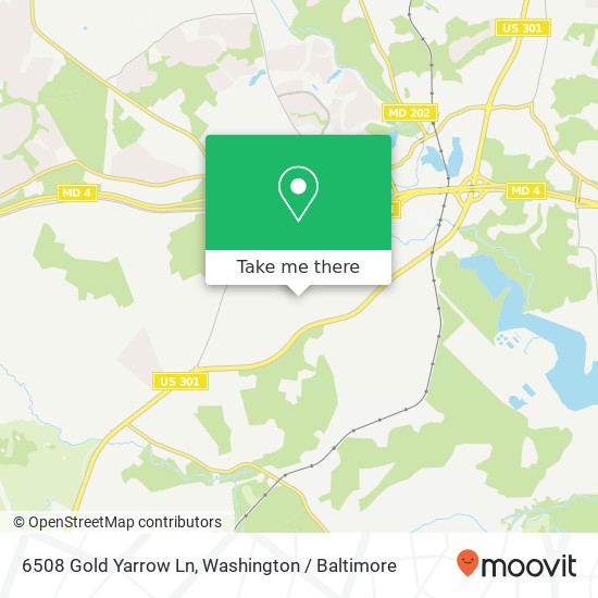 6508 Gold Yarrow Ln, Upper Marlboro, MD 20772 map
