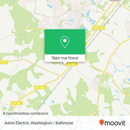 Mapa de Advin Electric, 10475 Theodore Green Blvd