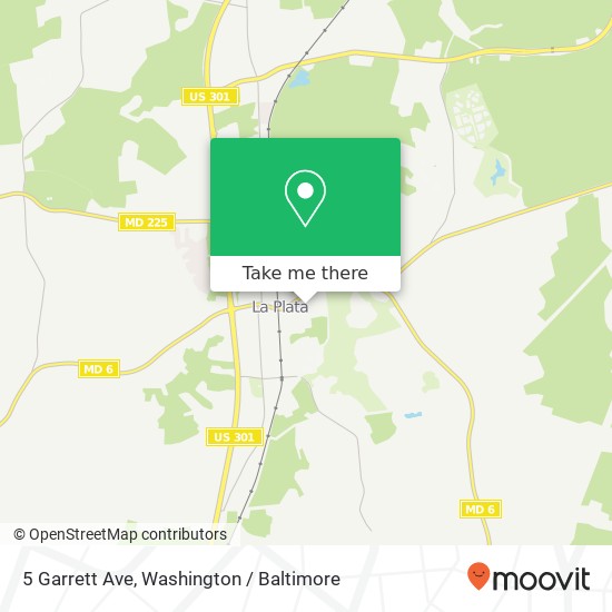 5 Garrett Ave, La Plata, MD 20646 map