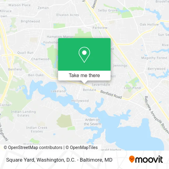Square Yard, 554 Benfield Rd map